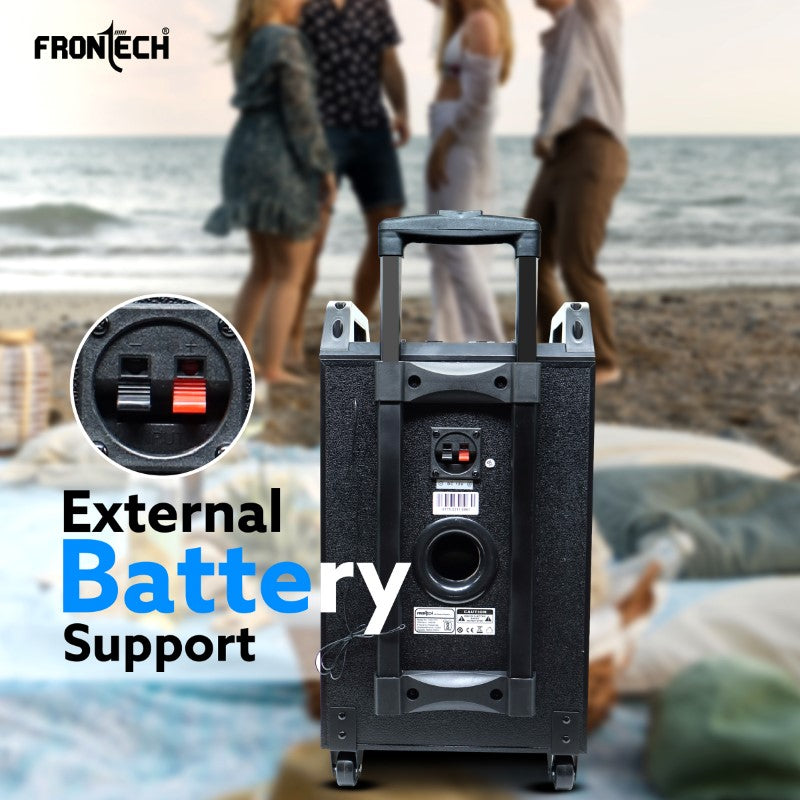 Frontech Smash Multimedia Wireless 60W Bluetooth 5.0 Trolley Speaker (SW-0175) Frontech Smash Multimedia Wireless 60W Bluetooth 5.0 Trolley Speaker (SW-0175)